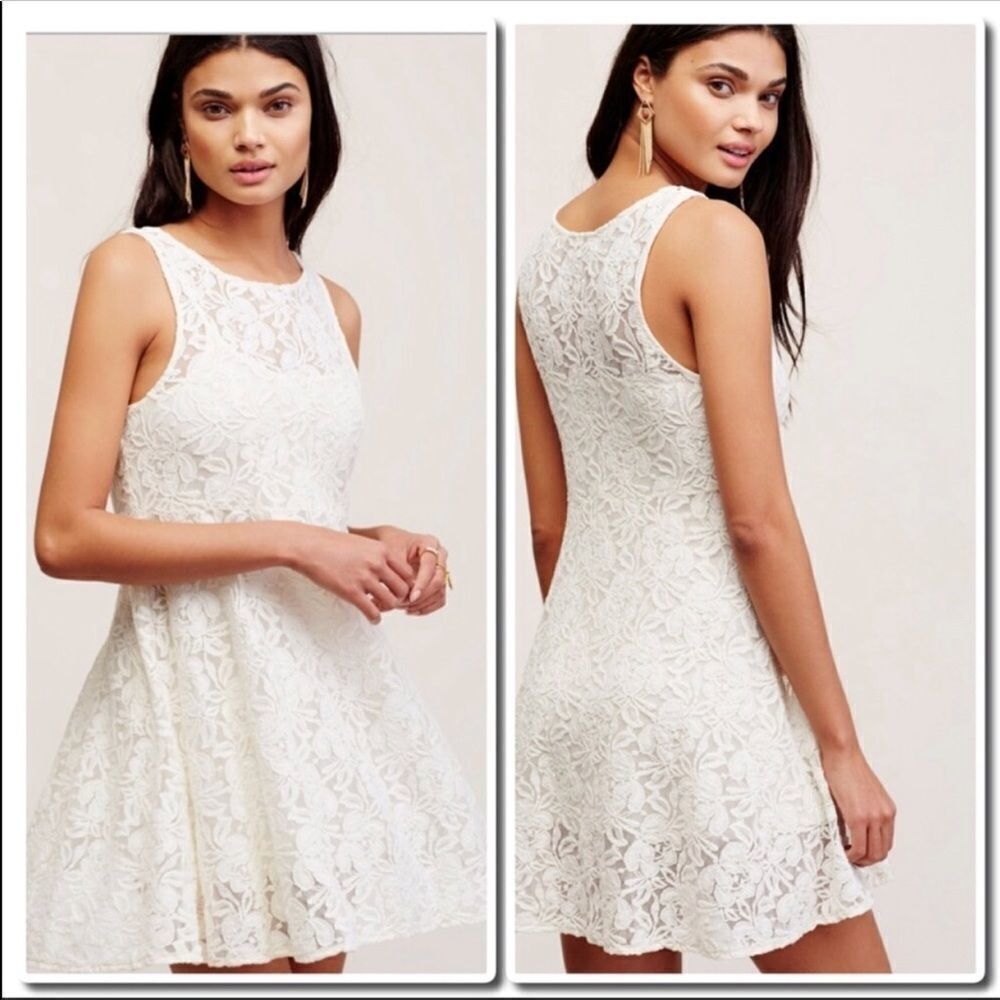 LACE Sleeveless Dress off White Free People